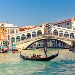 Venedig Rialto Brücke Italien 