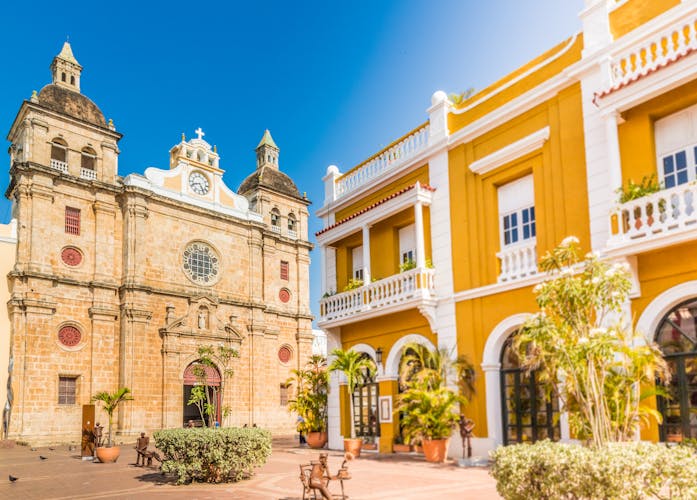 Cartagena mit Blick auf den Plaza de la Aduana