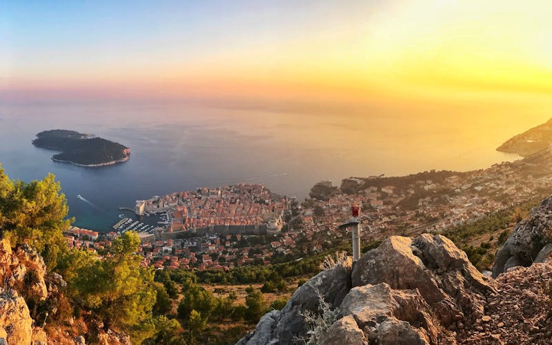 Sonnenuntergang in Dubrovnik 