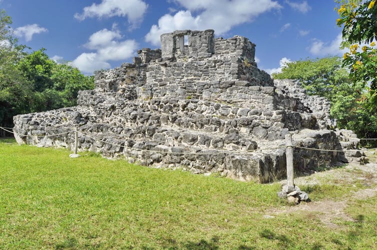Maya Pyramide in Cozumel, Mexiko