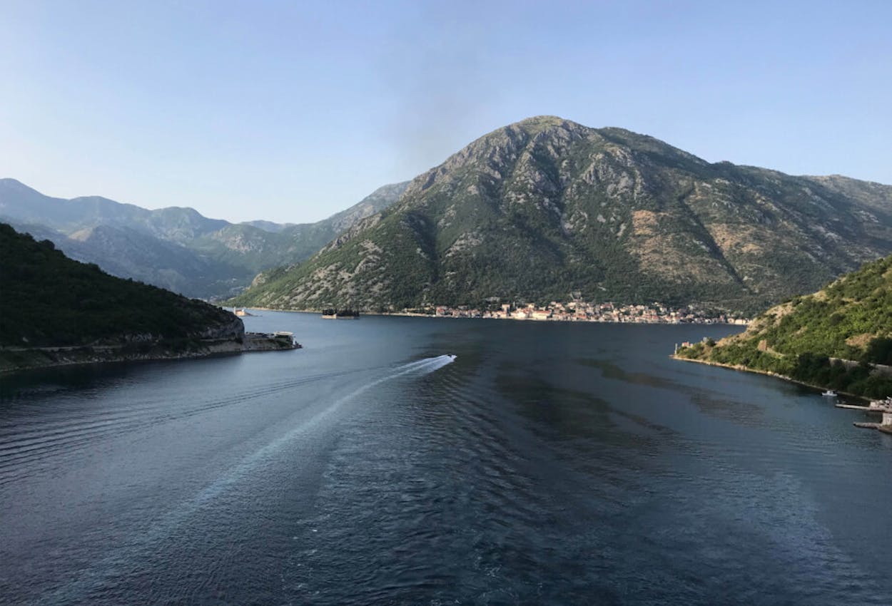 Ausfahrt aus Montenegro
