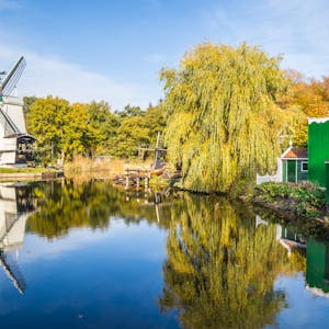 Fahrrad Windmühlen Niederlande