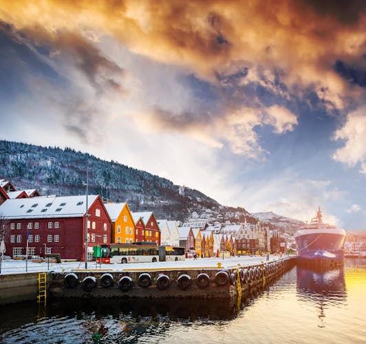 Bergen im Winter