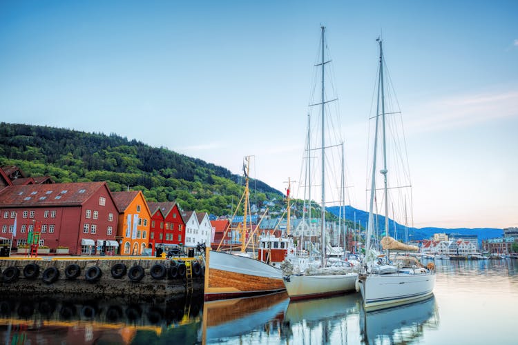 Bergen Hafen Norwegen 