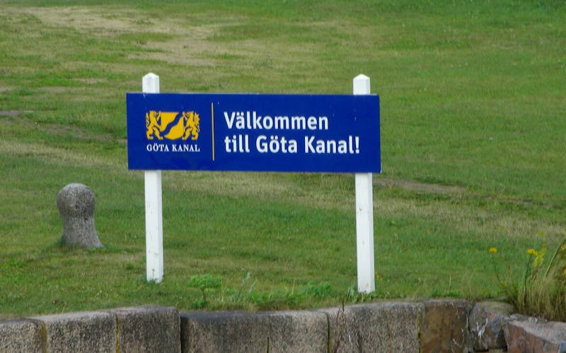 Göta Kanal in Schweden