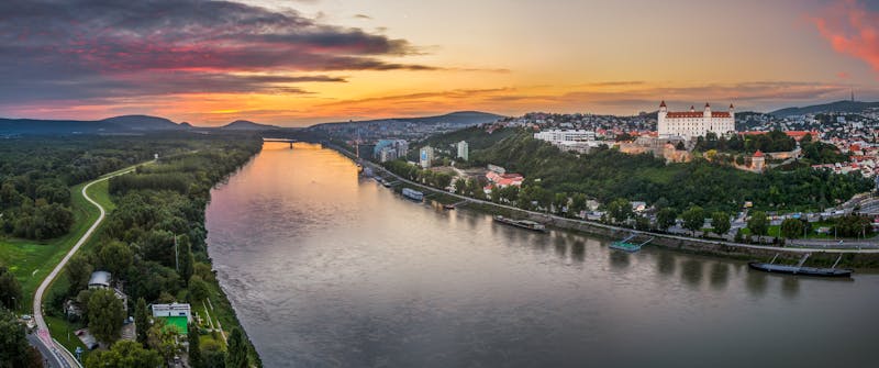 Blick über Bratislava 