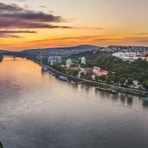 Schlögener Schlinge, Donau, Österreich