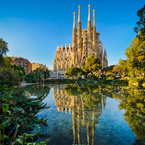 Blick auf die Sagrada Familia 