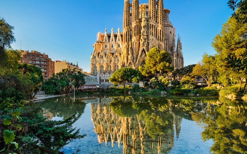 Blick auf die Sagrada Familia 