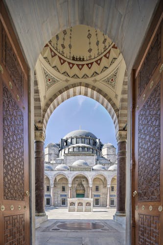 Die Suleymaniye Moschee in Istanbul 