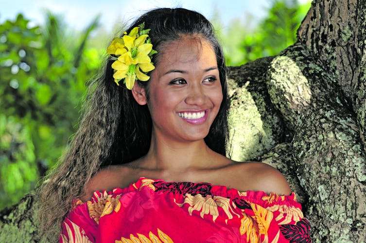hawaiianische Frau