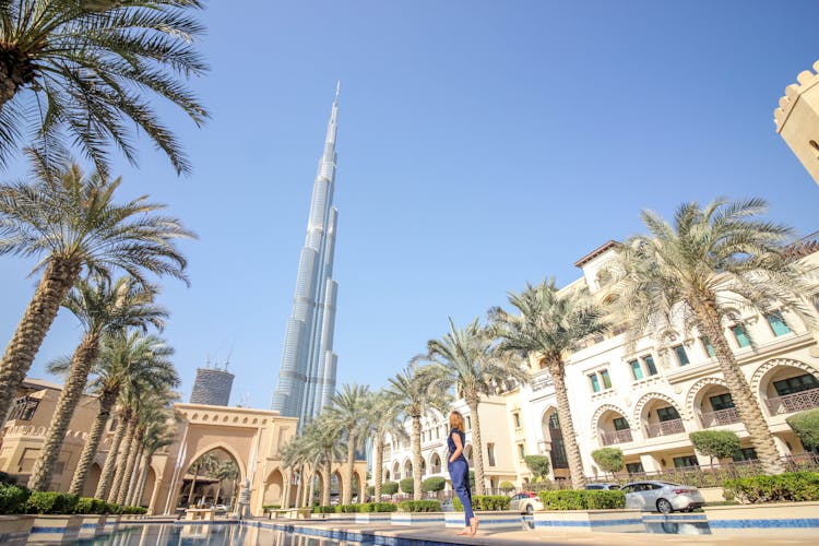 Blick auf den Burj Khalifa