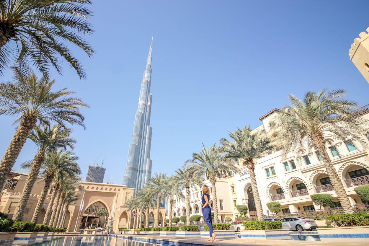 Blick auf den Burj Khalifa