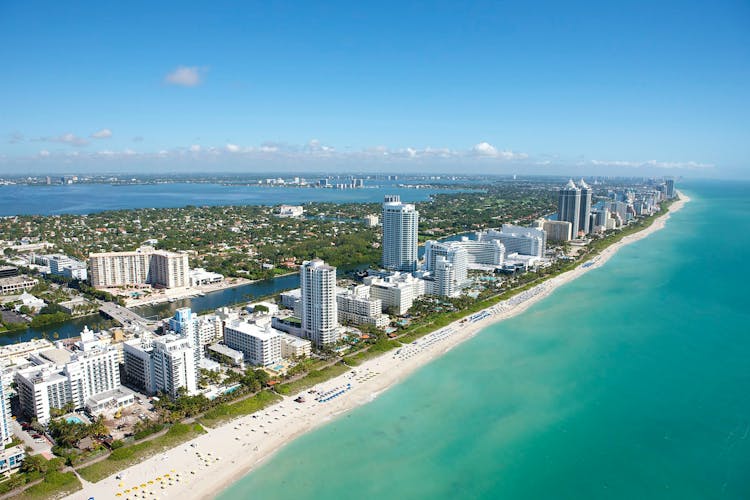 Miami von oben, Miami Beach