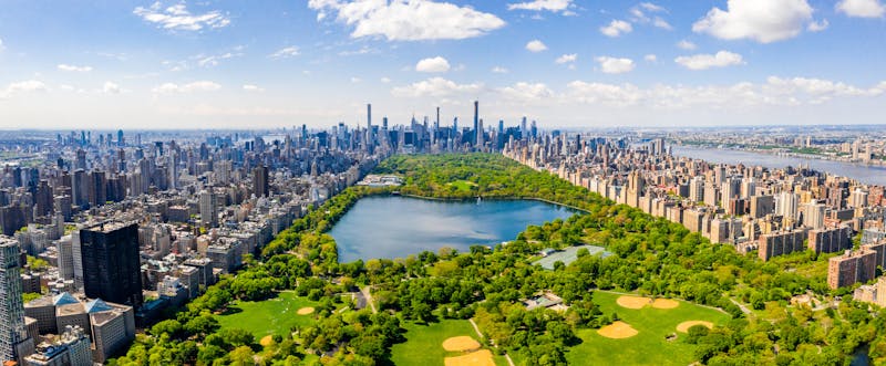 Blick auf den Central Park  in New York 