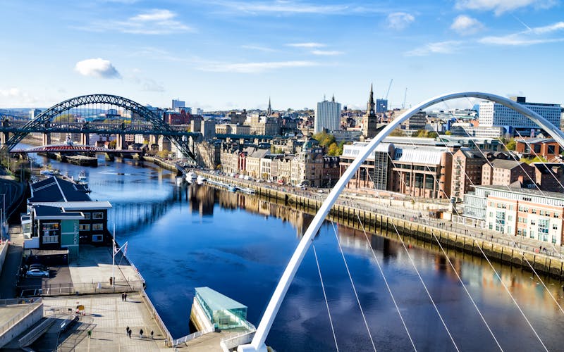 Blick auf Newcastle upon Tyne