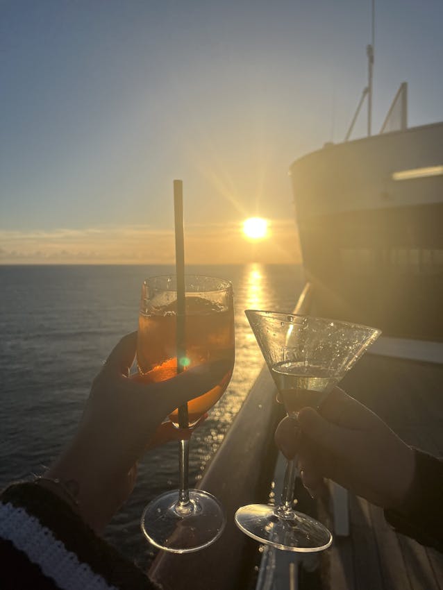 Cocktails Sonnenuntergang