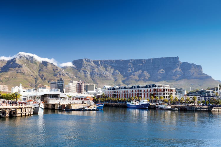 Blick auf die Waterfront Kapstadts