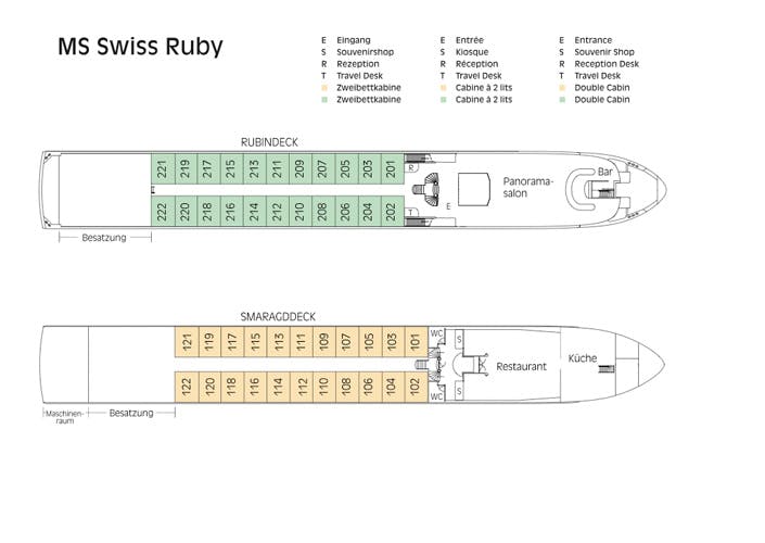 MS Swiss Ruby Decksplan