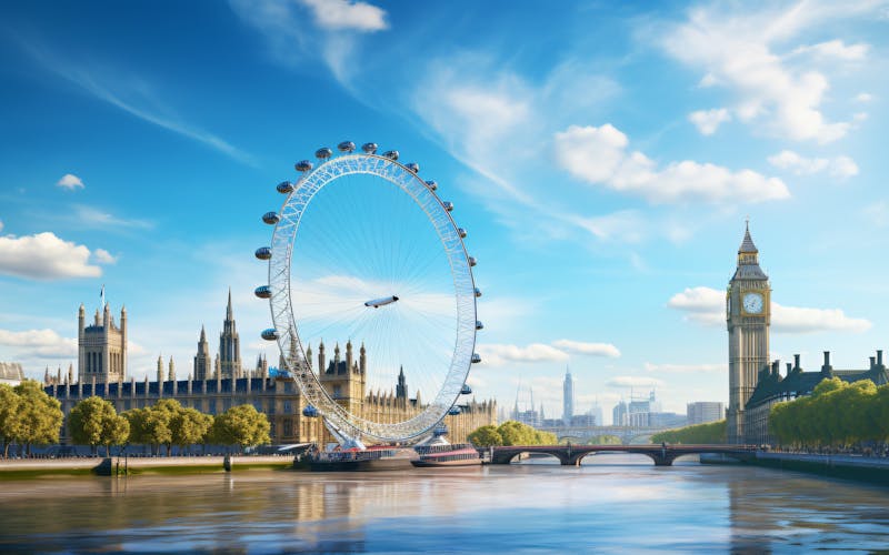 Q:\Destinationen\Großbritannien\London\London Eye und Themse allgemein\Blick auf London Eye_AdobeStock_620825860©visuallabel.jpg