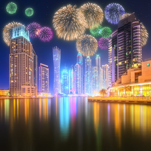 Dubai Feuerwerk